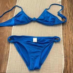 Royal blue metallic bikini